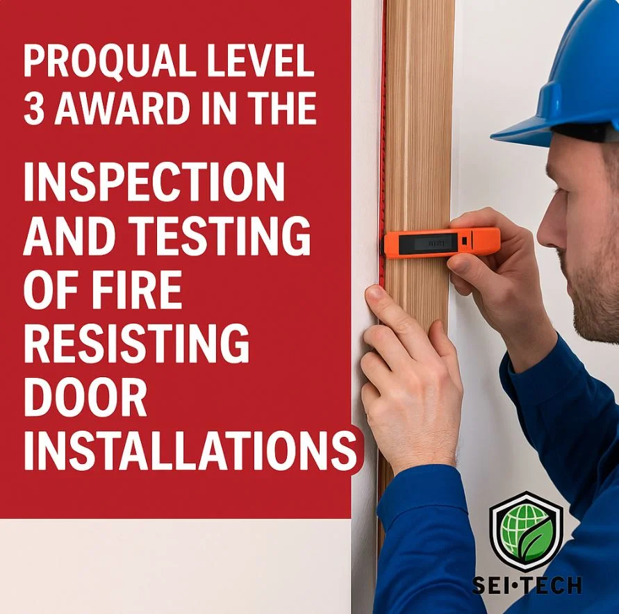 Fire door inspection and testing qualification