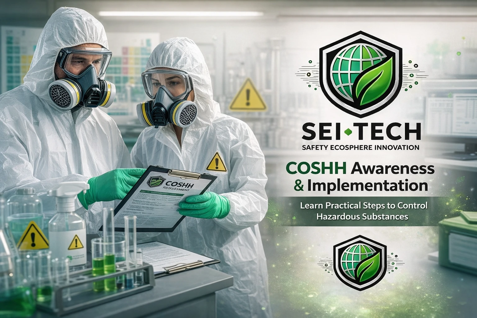 COSHH Awareness Training on hazardous substances and workplace chemical safety